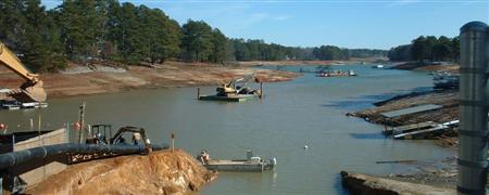 Young Deer Creek inlet to Lake Lanier